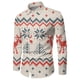 thumbnail image 2 of Camisa de hombre de moda de alta calidad con botones, camisa navideña, camisa de diseño informal, blusas navideñas de manga larga, blusas de solapa para hombre, 2 of 5