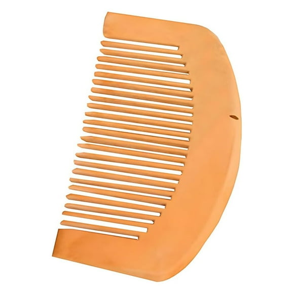 Xingzhi Solid wood hair salon comb, anti-static peach wood scalp comb, can be carried with independent packaging small comb