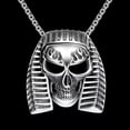thumbnail image 2 of QQTDFG Stainless Steel Necklace Pendant Egypt Pharaoh Biker 23" 3.5MM Lobster B213-default, 2 of 7