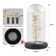 thumbnail image 4 of Flor Rosa Eterna Luz Vidrio Botella Led, 4 of 5