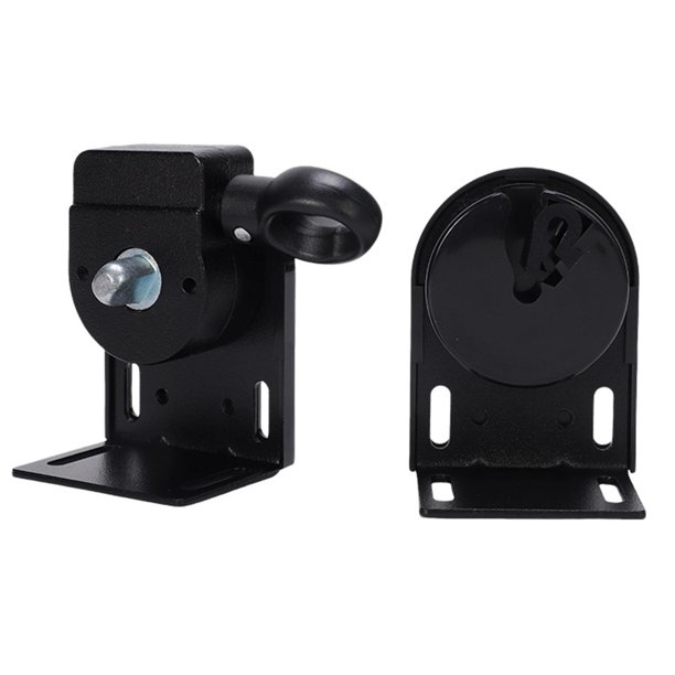 Soportes de montaje universales para sombrillas de exterior, juego de manivela inalámbrico, patio y Negro