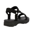 thumbnail image 3 of Sandalia Mujer Kipon Casual Piso Velcro Comodas Deportivas negro 25, 3 of 6