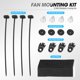 thumbnail image 3 of Ventilador eléctrico del radiador de enfriamiento DNA MOTORING 12" kit delgado, 3 of 8