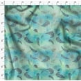 thumbnail image 4 of Soimoi Japan Crepe Satin Green Fabric By the Yard - 54 Inch Wide - Textured Leaf Fabric - Contemporary and Unique Patterns for Creative Projects Printed Fabric, 4 of 6
