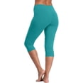 thumbnail image 3 of HAJWOH Capri Leggings for Women Gym Athletic Capri Pants Casual Workout Yoga Capris with Pockets, 3 of 3