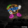 thumbnail image 3 of Craftnamesign Cool Sandwich Neon Sign, Sandwich Shop Decor, Food LED Sign, 3 of 4