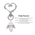 thumbnail image 4 of Keychain Memorial Wedding Metal Birthday Decor  Heartshaped For Gift Favours Key  Keyring Packs, 4 of 8