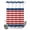 independence DayXM1246, variant on No Hook Shower Curtain with Built-in Rings - Teal Green Khaki Retro Gradient Washable Waterproof Fabric Bathroom Curtains for Hotel,Rentals, 72X 96 Inch Extra Long , Abstract Watercolor