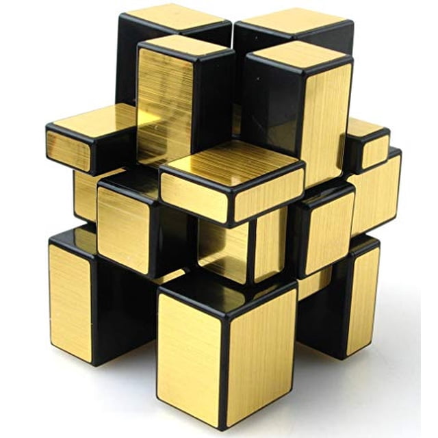 TANCH Mirror Speed Magic Cube 3x3 Puzzle Toy para Niños y Adultos Oro TANCH TANCH