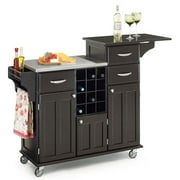 Home Styles Bi-Level Butler, Black