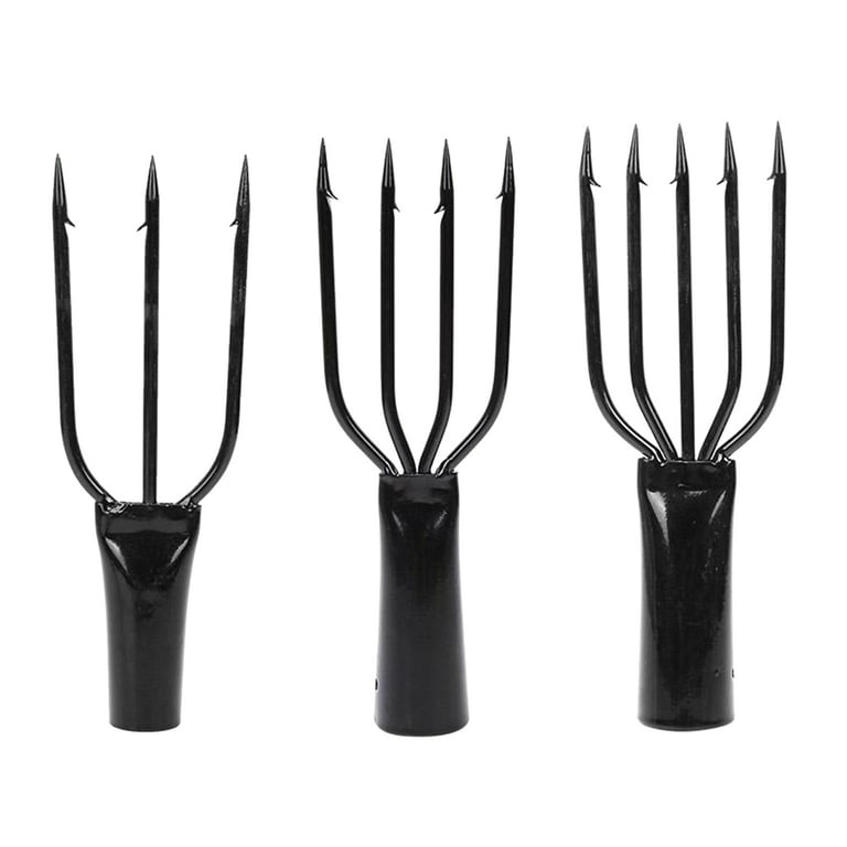  BESPORTBLE 3pcs Fishing Tool Multi-use Spear Fishing Equipment  Outdoor Fishing Tackle Frog Gig Fishing Spear Weeding Fork Spear Fish Fork  Outdoor Tools Garden Weeder Log Trident Iron : Sports 