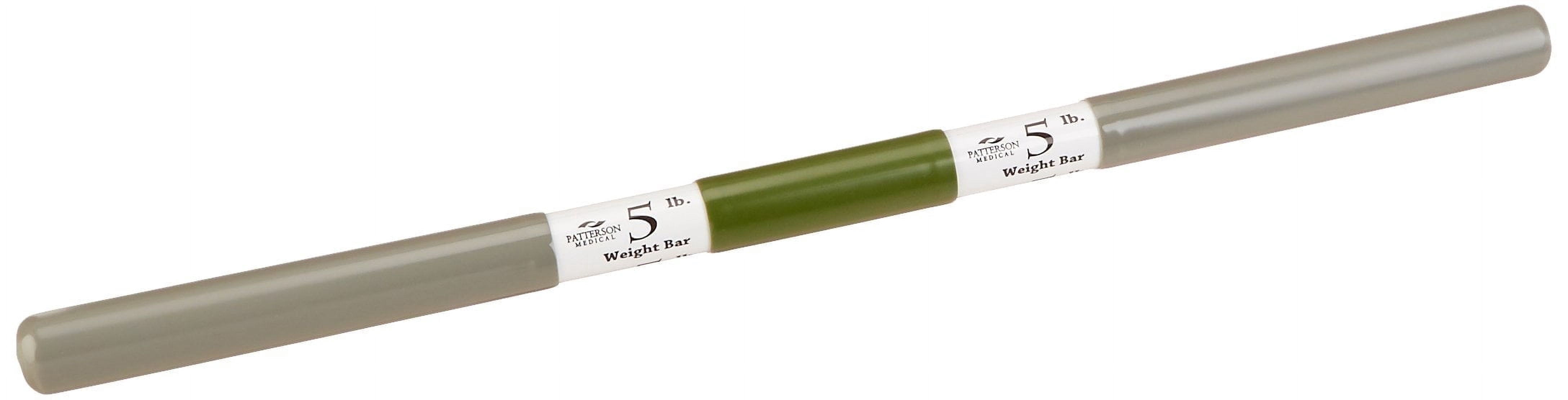 Sammons Preston Rehab Weight Bar, 5 Pounds, Dark Green, 1 Pack
