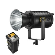Dadypet UL150II Silent Studio LED Video Light 160W Photography Lamp, Stepless Dimmable Fill Light, 12 FX Lighting Effects CRI96+ TLCI97+, Bowens Mount, Mobile App Control, Wireless/DMX Control