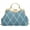 Blue, variant on Denim Clutch Bag Women Quilted Evening Bag Bridal Wedding Purse Sparkly Rhinestone Handbag Beaded Pearl Crossbody Bag