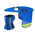 thumbnail image 2 of weibbin Sun Hat with Neck Cape Reflective Strip Breathable Mesh for Safety Helmet Outdoor Work(no helmet required), 2 of 5