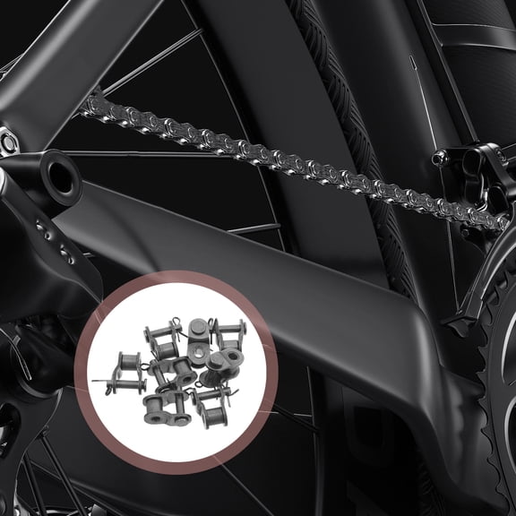 Raindrops Stainless Steel Motorcycle Roller Chain Connectors High Strength Offset Links