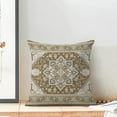 thumbnail image 5 of Boho Pillow Covers 18x18, Beige Brown Ethnic Design Outdoor Decorative Throw Pillows for Couch, Carpet Pattern Decor Cushion Cover 2 Pcs Farmhouse Linen Pillowcase for Bed Car Safa, 5 of 6