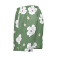 thumbnail image 5 of Men's Pajama Shorts Bottoms with Pockets Soft Lightweight Lounge Sleep Wear Beautiful Abstract Flowers, 5 of 6