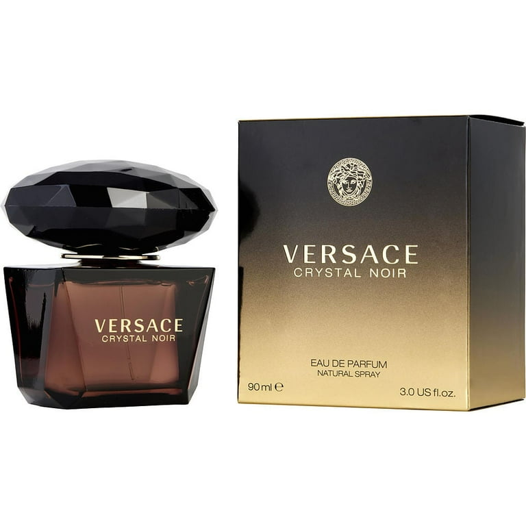 Versace Crystal Noir Eau De Parfum Spray for Women, 3.0 Oz