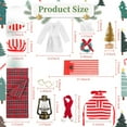 thumbnail image 3 of 12 PCS Elf Accessories, Sleeping Bag Set with Christmas Plaid Sleeping Bag, White Bathrobe, Glass, Apron, The Shelf Kit for Elf Doll Decorations, 3 of 7