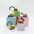 thumbnail image 1 of VISALY - Coches de juguete de construcción para niños de 3 a 5 años, vehículos de tracción trasera, excavadora, camión, tractor, suministros para fiestas, regalo de cumpleaños, 1 of 8