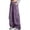 Purple, variant on CYRBOKO Girls Cargo Pants Size 14-16 with Pockets, Loose Fit Casual Elastic Waist Outdoor Wide Leg Pants Green