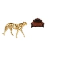 thumbnail image 1 of Figura de , estatua de dorada, sofá en miniatura, muebles para casa de muñecas, silla individual europea, adorno de resina, escultura, 1 of 8