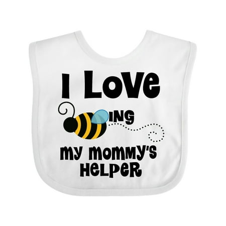 

Inktastic My Mommy s Helper Little Bee Kids Gift Baby Boy or Baby Girl Bib