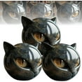 thumbnail image 2 of Luxury Black Cat Stone Sculpture – Elegant Home Decor & Gift-Ready Art Piece, Hand-Carved Crystals and Healing Stone Cat Head Sculpture, Cats Figurine Decoration Statue Gifts for Cats Lovers (3Pcs), 2 of 6
