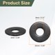 thumbnail image 2 of 20 Pcs Arandelas Planas de Acero Inoxidable M8, Arandela Plana de Metal de 24mm de Diámetro Exterior para Tornillos y Tuercas, Acabado Negro, 2 of 5