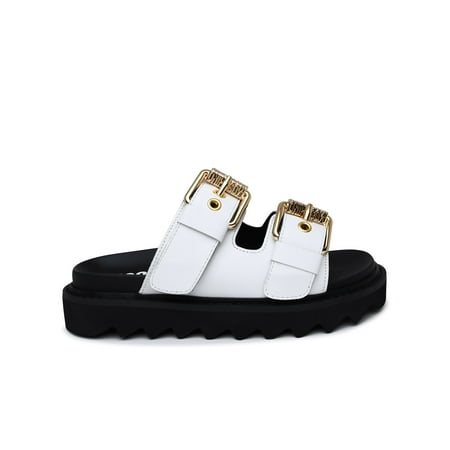 

MOSCHINO CIABATTA IN PELLE BIANCA