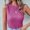 Red, variant on Women Fashion Casual Sleeveless Top Casual Knit Shirt Vest Round Neck Splice Tanks Top Nylon Bra 5x Womens Tops Undershirt Women Satin Blouse Women Band T Shirt Crop Top Baseball Top for Women Flare