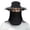 Black, variant on Unisex Mens Sun Hat with Fans Solar Power Sunscreen Mask Wide Brim Bucket Hats for Outdoor Fishing Camping Hiking Casual Beach Cap OTHER1