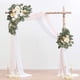 thumbnail image 3 of 2 piezas de arco de flores artificiales para boda, letrero de flores para ceremonia de boda, arco para boda, 3 of 5
