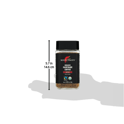 Mount Hagen Freeze Dried Instant Coffee, 3.53 oz (100 g)