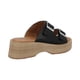 thumbnail image 3 of Zapatilla Mujer ARIA BY EH! Calor Comodas Correa Hebillas negro 25, 3 of 4