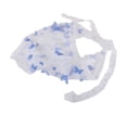 thumbnail image 4 of Unique Bargains 1 Pc French Lace Triangle Bandana Butterfly Turban Crochet Hair Scarf for Women Beige Purple, 4 of 5