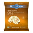 Drizzilicious Rice Cake Treats, .74oz 10 Pack. Birthday Cake Flavor