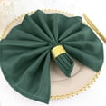 Efavormart Pack of 25 Premium HUNTER GREEN 20" x 20" Washable Polyester ...