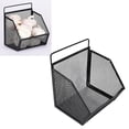 thumbnail image 1 of Small Wire Storage Baskets,Hanging Kitchen Baskets Adhesive Sturdy Wire Storage Baskets for Cabinet Pantry Organization and Kitchen Bathroom, 1 of 7