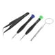 thumbnail image 4 of Kit de reparación de anteojos, repuesto de almohadilla nasal, tornillos pequeños con caja de almacenamiento, juego de destornilladores, 4 of 9