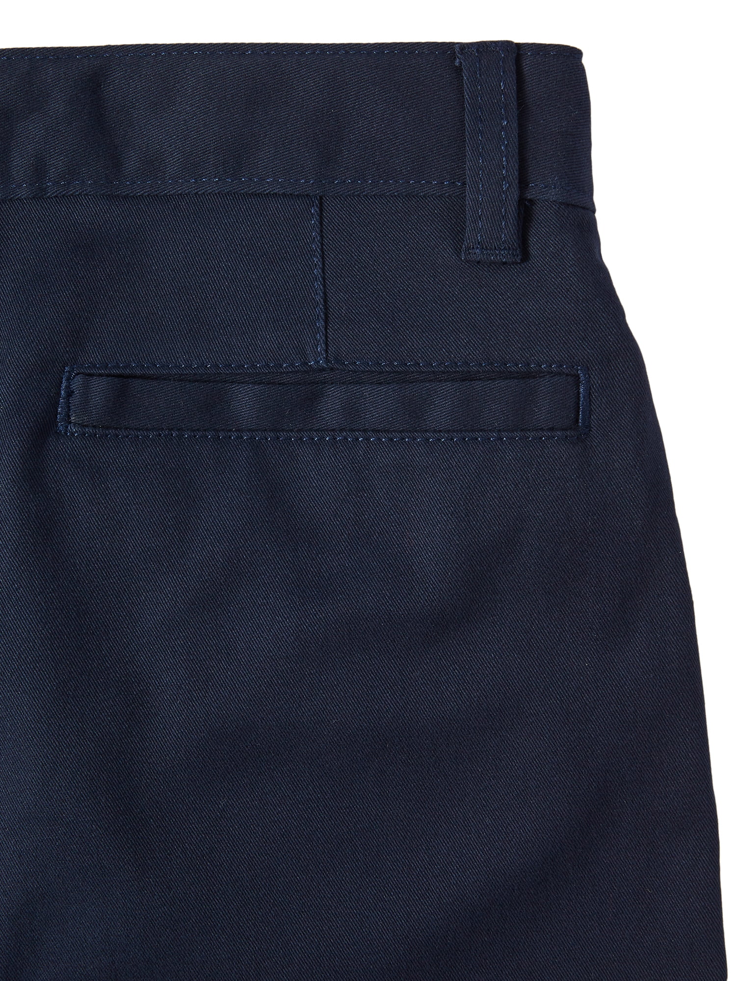 Wonder Nation Boys' School Uniform Stretch Chino Pants, Sizes 4-18, Slim & Husky