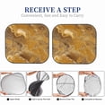 thumbnail image 7 of Multi-Size 2pce Car Front Glass Visor Collapsible Sunscreen No Odor Comfortable For Most Cars Suv Trucks Sandybrown Marble_3, 7 of 7