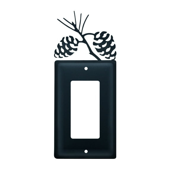 Village Wrought Iron EG-89 Pinecone Single Gfi Cover
