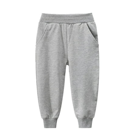 

Toddler Boys Sweatpants Little Boys Jogger Pants Kids Sport Jogger Pants Cotton Active Pants Elastic Casual Trousers