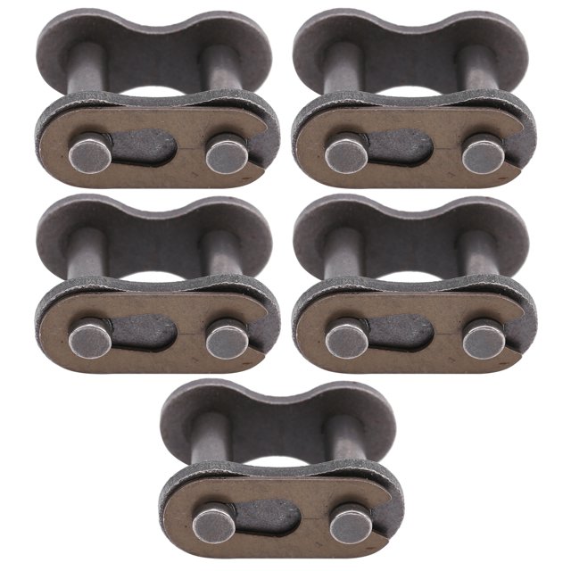 Racing Chain, Practical Wear-resisting 5PCS Chain Master Links Convenient with 5pcs Chain Link for Bike Mini Bike Bicycle Karting Pit ATV Scooter