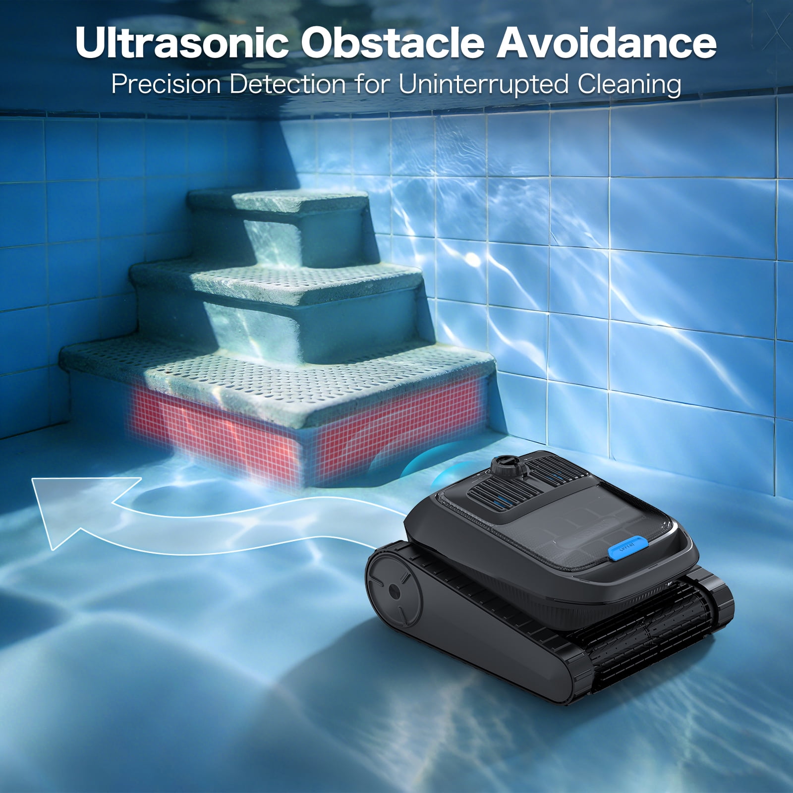 AIRROBO  Pool Robot Cleaner 4in1 Omni CP400, Robot Pool Ceaner above Ground Pool and Inground Pool,with Pool Skimmer Robot