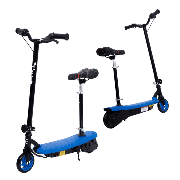 Scooter Patín Eléctrico Infantil Eco-forte Con Asiento 120w 12km/h Azul