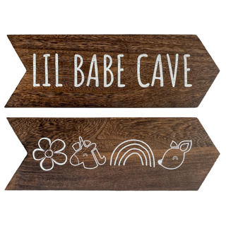 Little Babe Cave Large Canvas Banner
