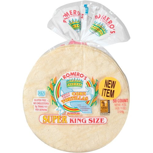 Romero's Whole Grain Corn Tortillas, 50 count, 75 oz